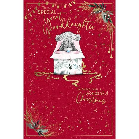 Special Great Granddaughter Me to You Bear Christmas Card £1.89